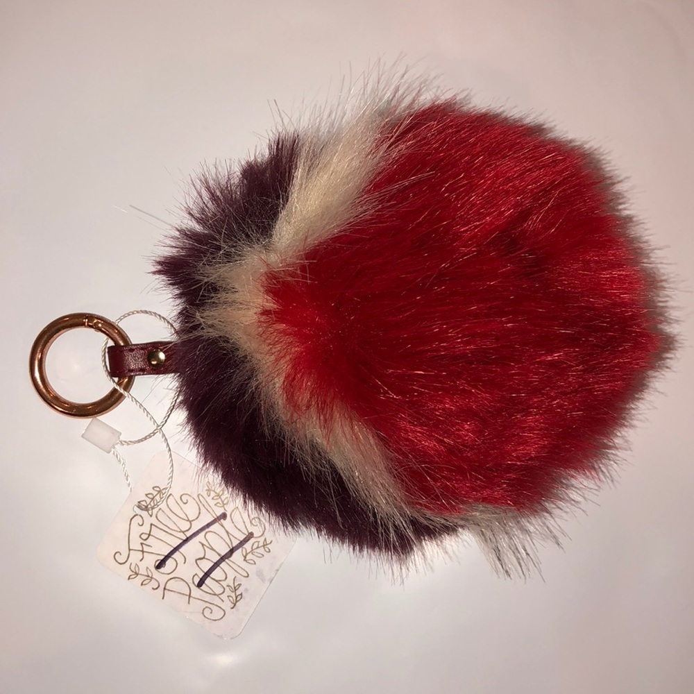 Free People Fuzzy Keychain
